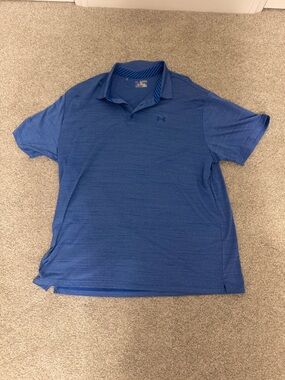 Under Armour Blue Performance Polo